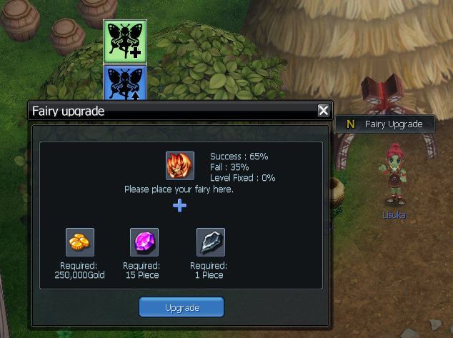 Fairy Upgrade NPC
